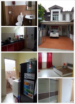 House in Johor Taman megah ria for RM350 per month